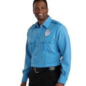 Long Sleeve, 100% Polyester Security Shirt - 09
