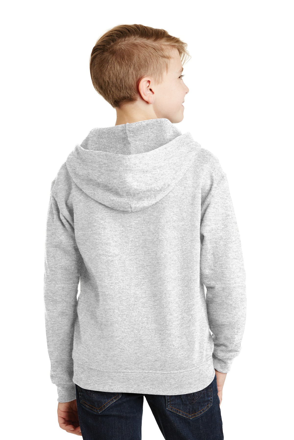 JERZEES - Youth NuBlend Full-Zip Hooded Sweatshirt. 993B - Image 2