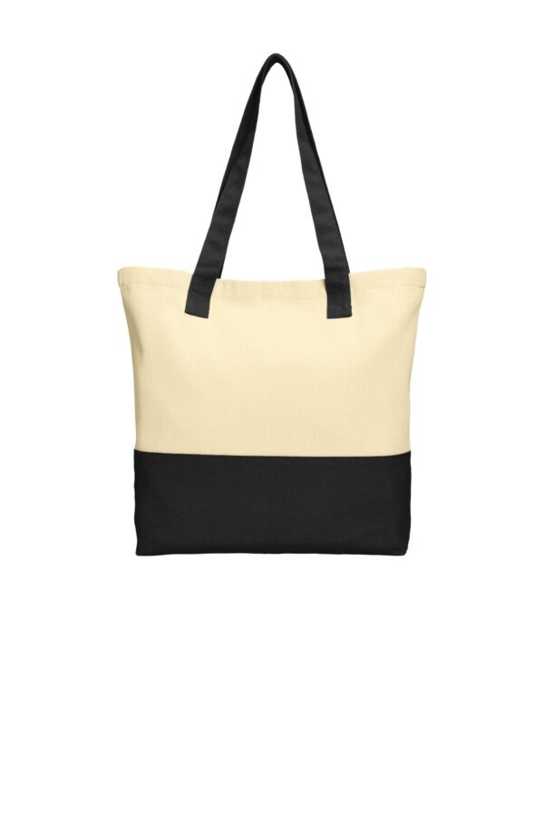 Port Authority Colorblock Cotton Tote. BG414