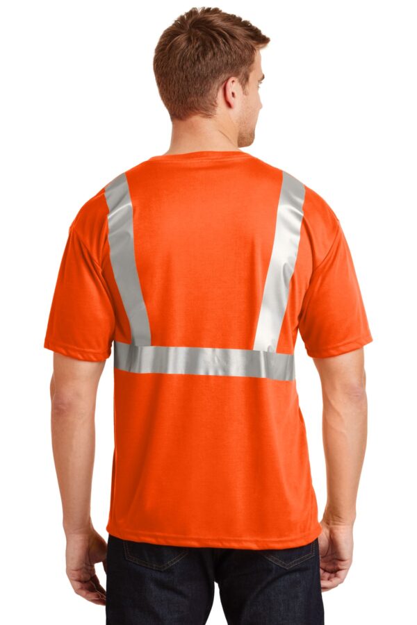 CornerStone - ANSI 107 Class 2 Safety T-Shirt.  CS401 - Image 2