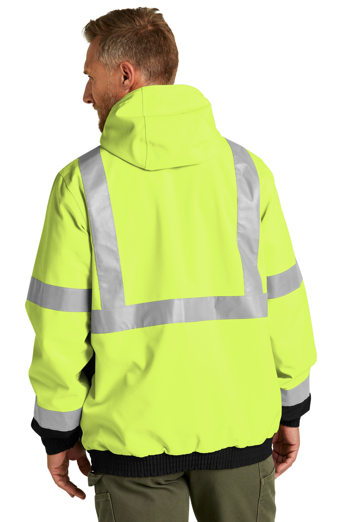 CornerStone ANSI 107 Class 3 Waterproof Insulated Ripstop Bomber Jacket CSJ501 - Image 2