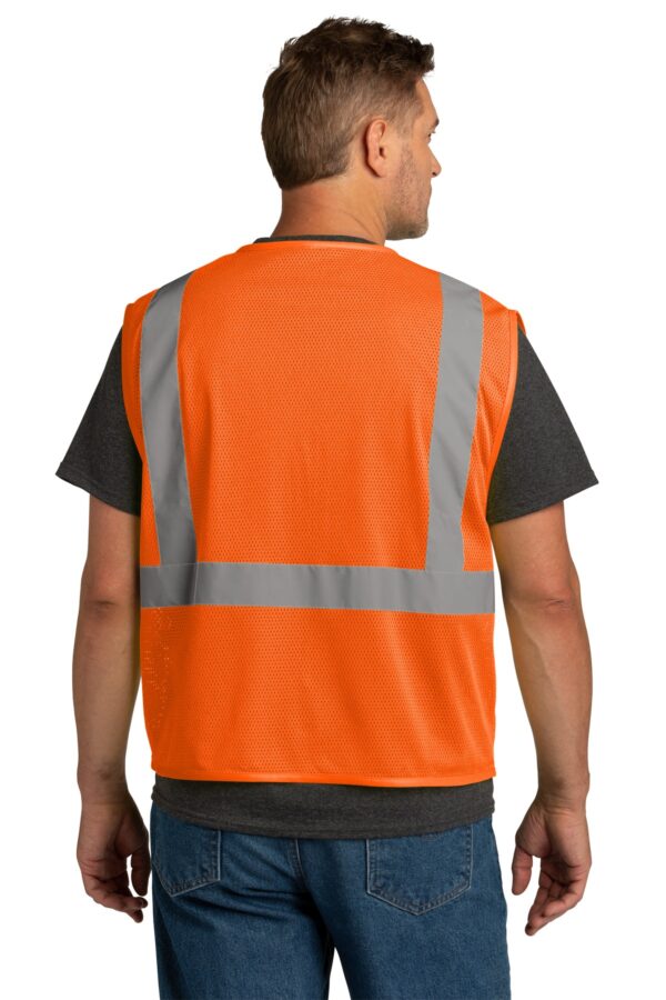 CornerStone  ANSI 107 Class 2 Economy Mesh Zippered Vest. CSV101 - Image 2