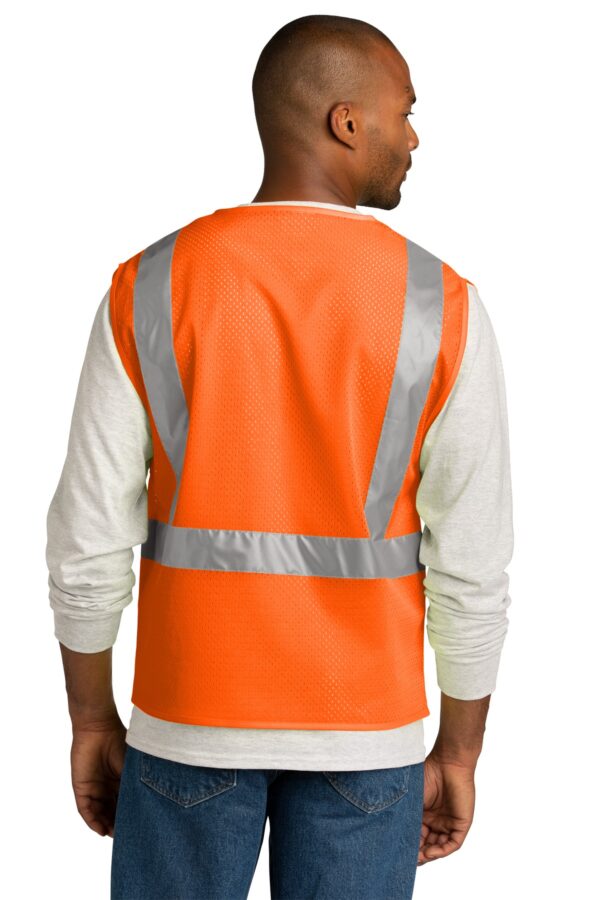 CornerStone  ANSI 107 Class 2 Mesh Zippered Vest. CSV102 - Image 2