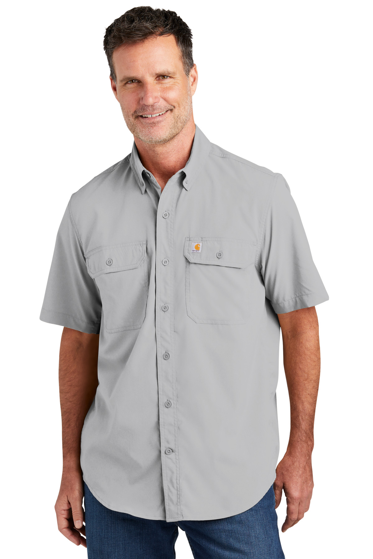 Carhartt Force Solid Short Sleeve Shirt CT105292 | Uniforms Today