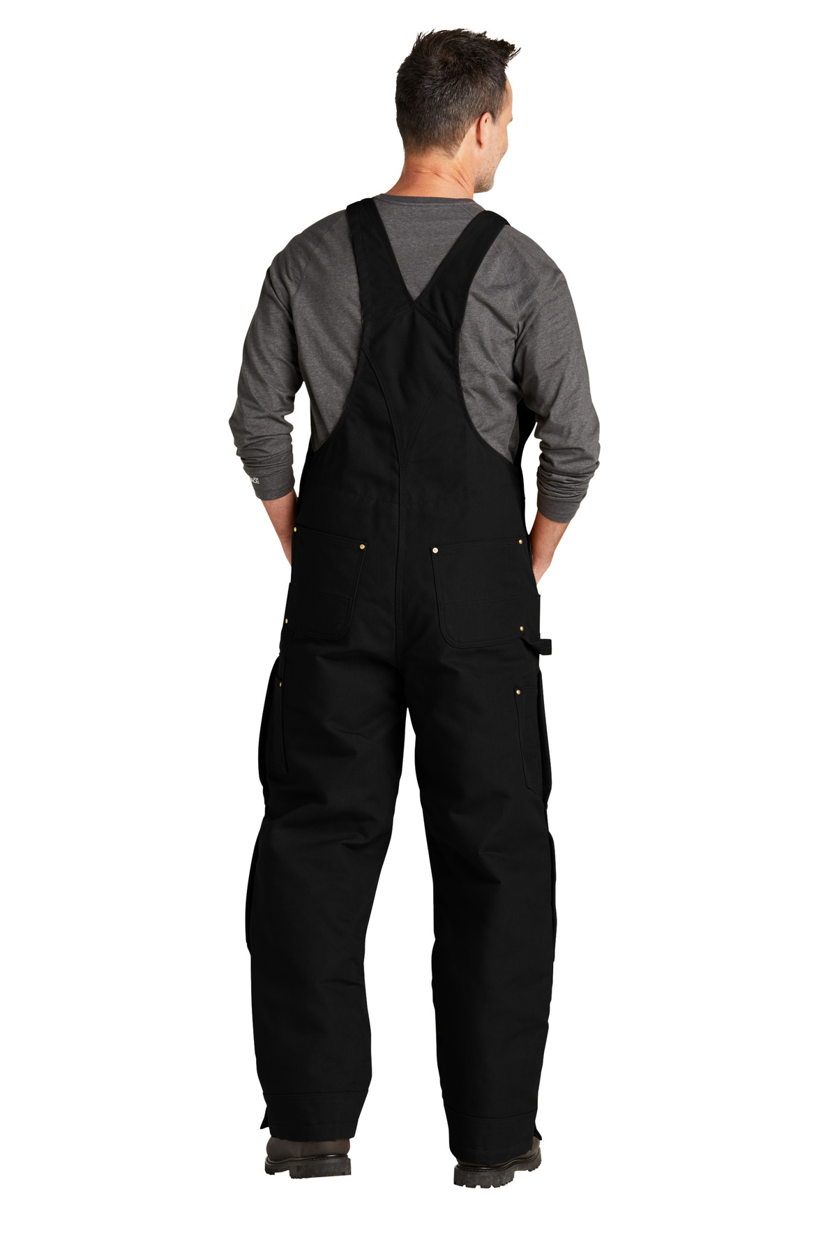 Carhartt Short Firm Duck Insulated Bib Overalls CTS104393 - Image 2