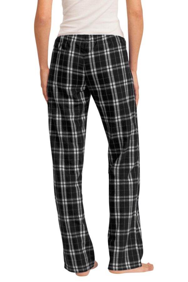 District Women's Flannel Plaid Pant. DT2800 - Image 2
