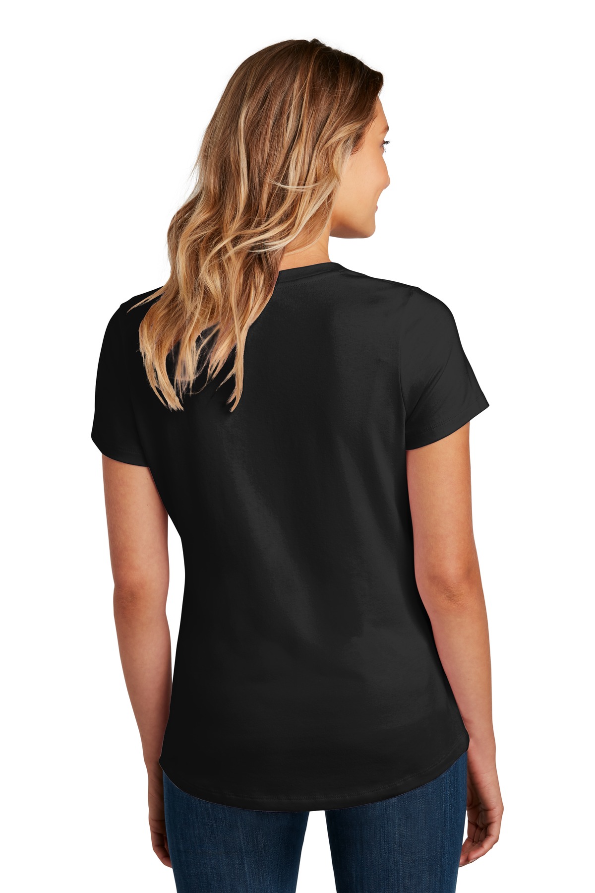 District Women's Flex Scoop Neck Tee DT7501 - Image 2