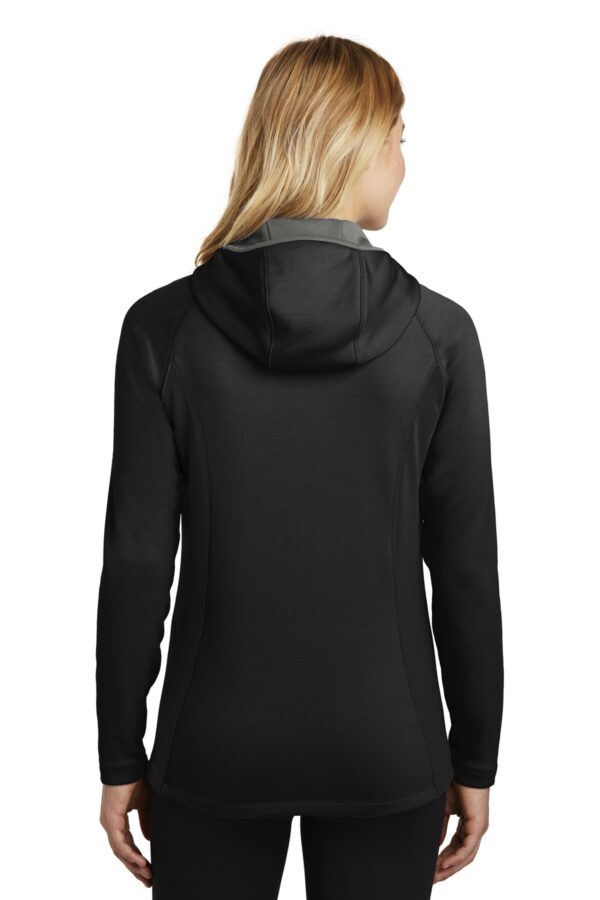 Eddie Bauer  Ladies Sport Hooded Full-Zip Fleece Jacket. EB245 - Image 2