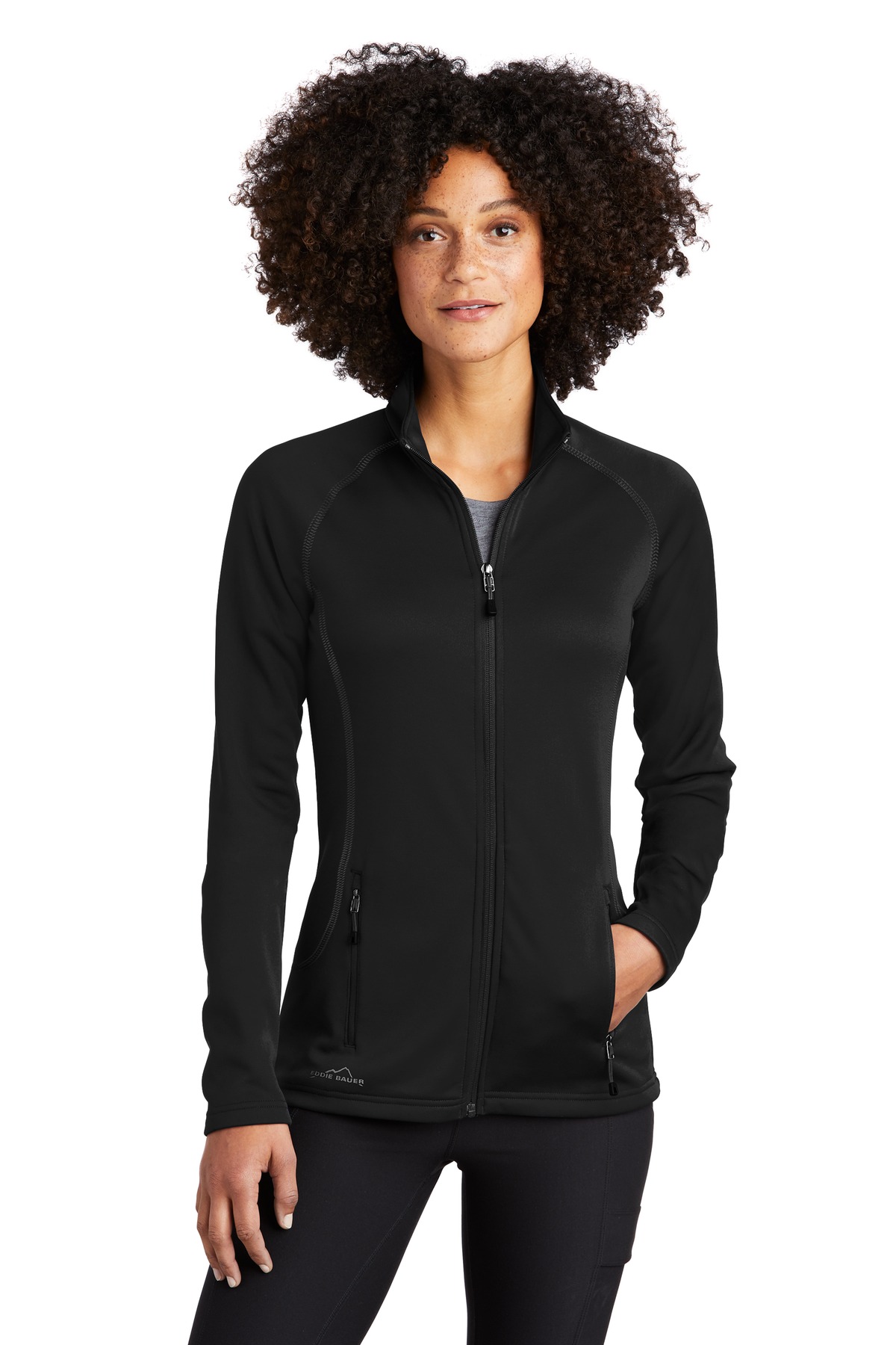 Eddie Bauer Ladies Smooth Fleece Full-Zip. EB247 | Uniforms Today