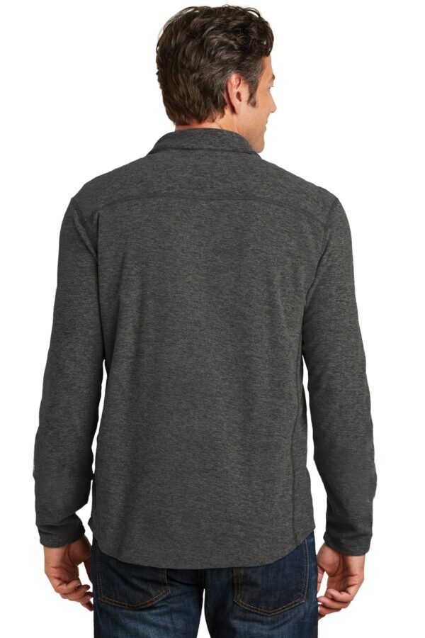 Port Authority Heather Microfleece 1/2-Zip Pullover. F234 - Image 2