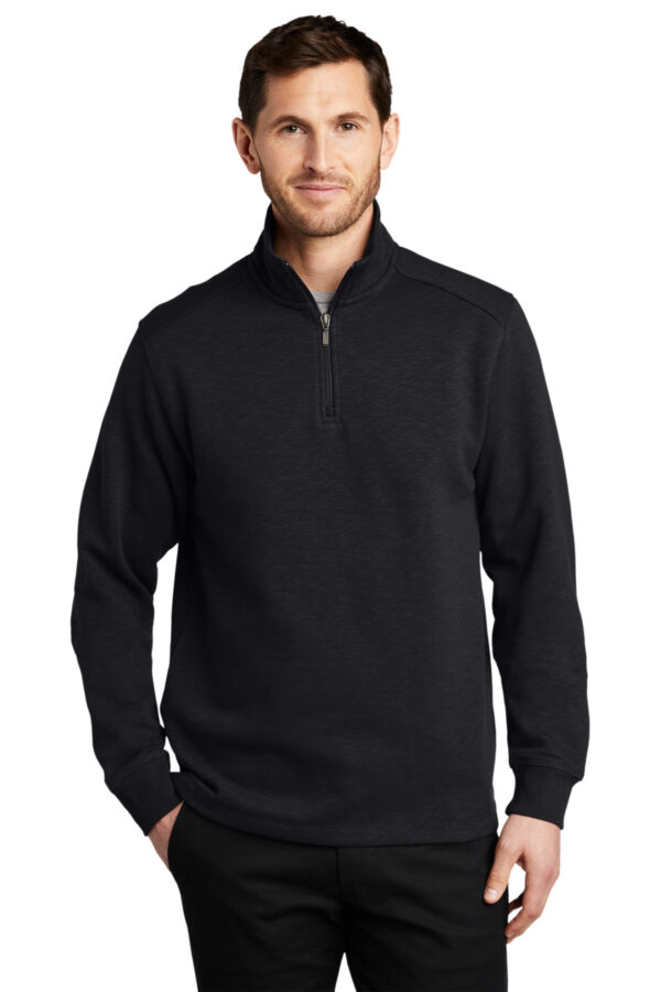 Port Authority Slub Fleece 1/4-Zip Pullover. F295 | Uniforms Today