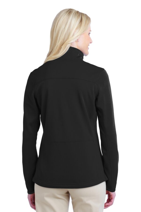 Port Authority Ladies Pique Fleece Jacket. L222 - Image 2