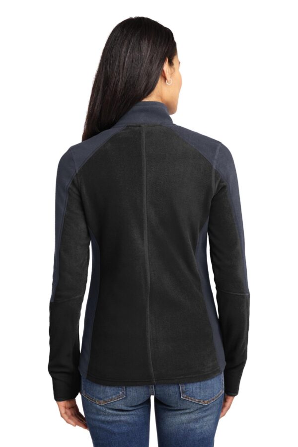 Port Authority Ladies Colorblock Microfleece Jacket. L230 - Image 2