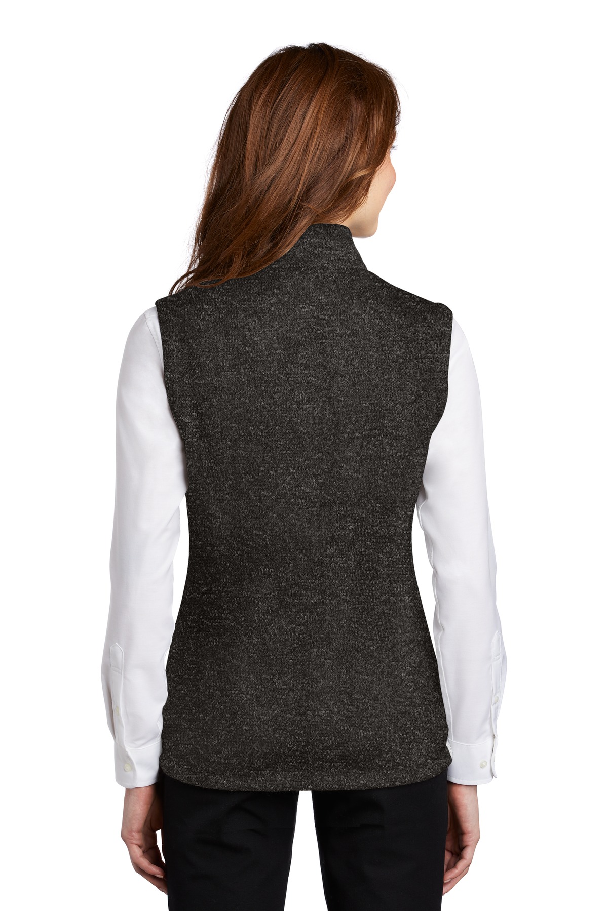 Port Authority Ladies Sweater Fleece Vest L236 - Image 2