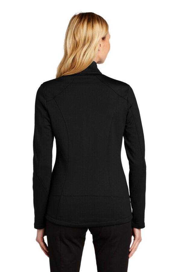 Port Authority  Ladies Grid Fleece Jacket. L239 - Image 2