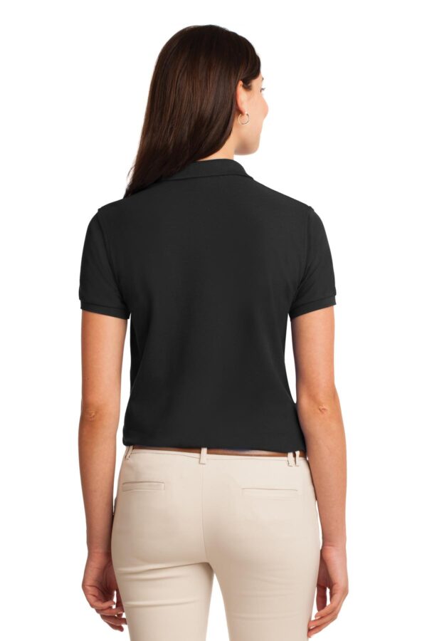 Port Authority Ladies Silk Touch Polo.  L500 - Image 2