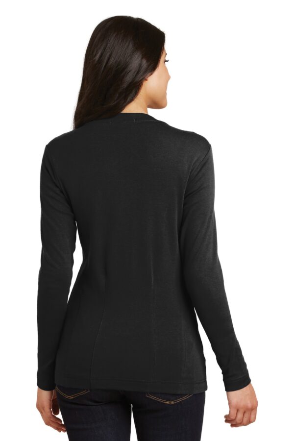 Port Authority Ladies Modern Stretch Cotton Cardigan. L515 - Image 2