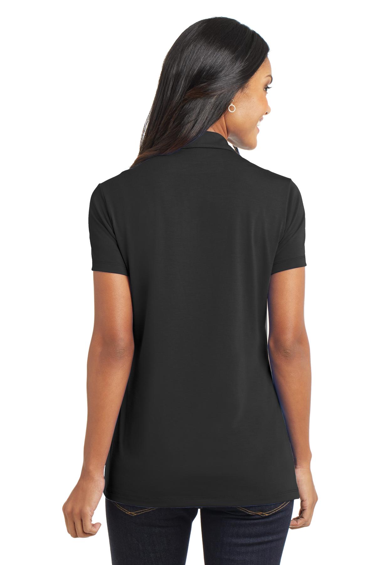 Port Authority Ladies Cotton Touch Performance Polo. L568 - Image 2