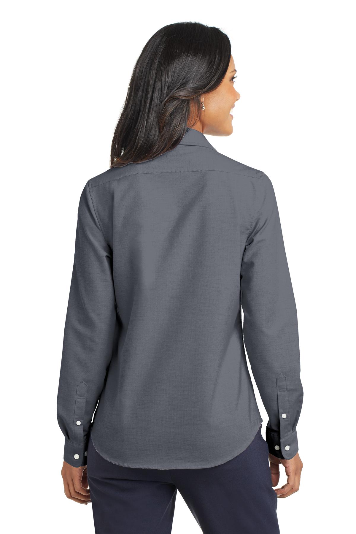 Port Authority Ladies SuperPro Oxford Shirt. L658 - Image 2