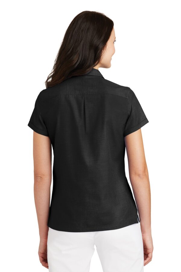 Port Authority Ladies Textured Camp Shirt. L662 - Image 2