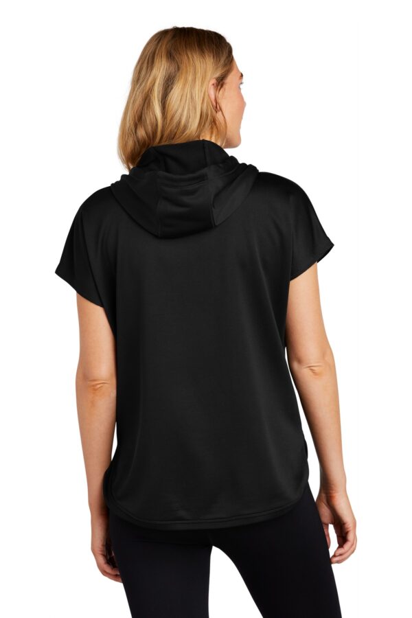 New Era  Ladies Performance Terry Short Sleeve Hoodie LNEA533 - Image 2