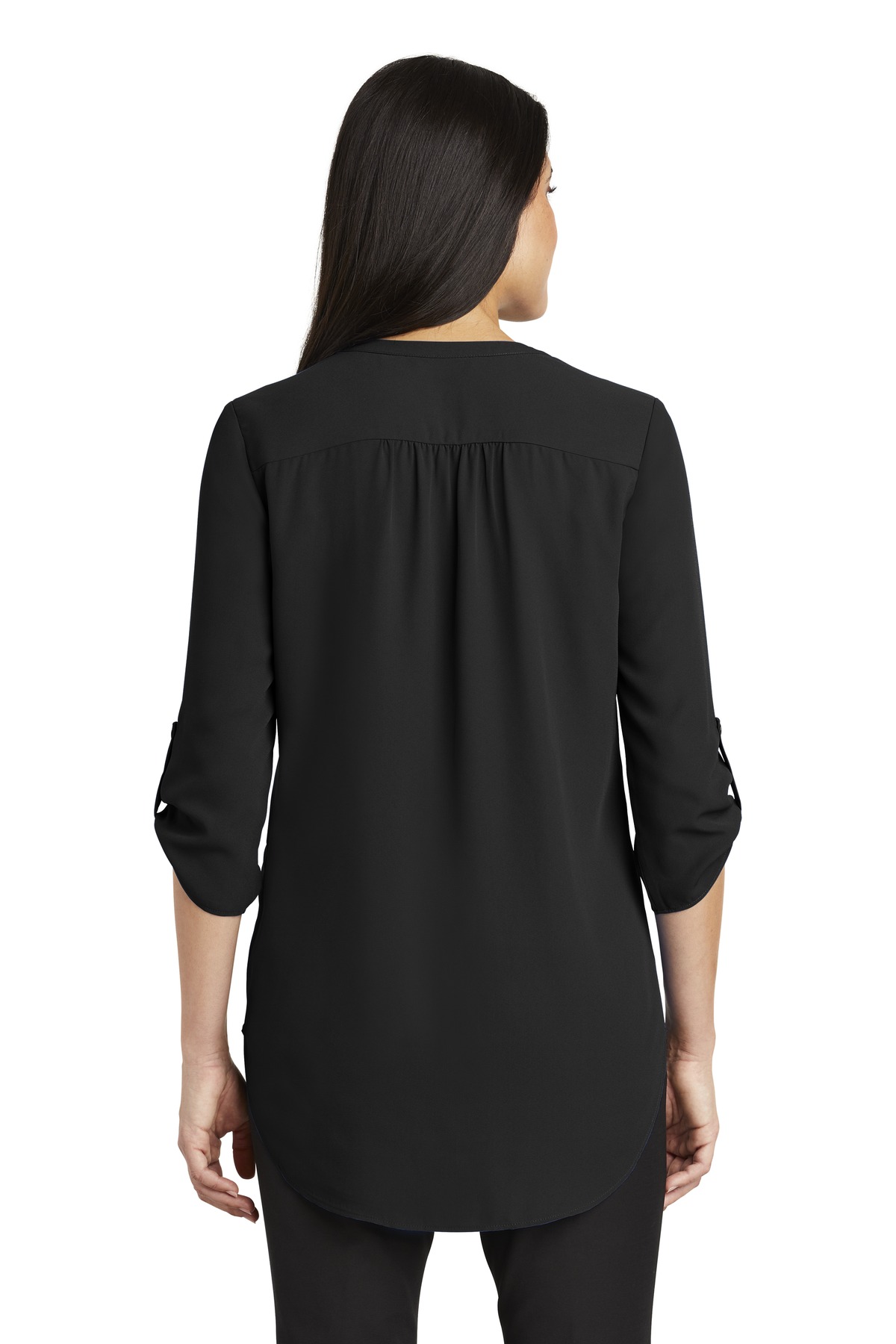 Port Authority Ladies 3/4-Sleeve Tunic Blouse. LW701 - Image 2