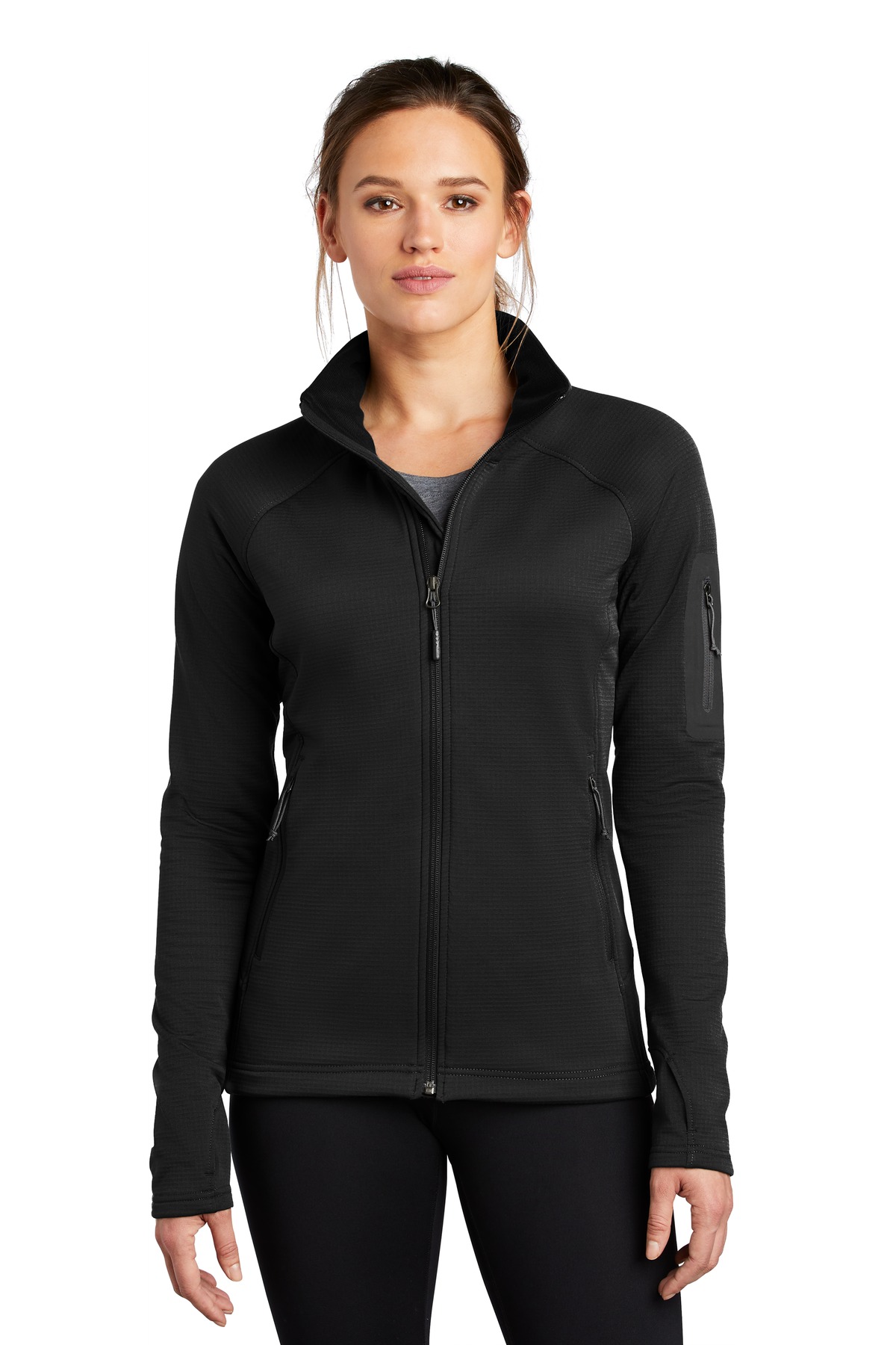 The North Face Ladies Mountain Peaks Full-Zip Fleece Jacket NF0A47FE ...