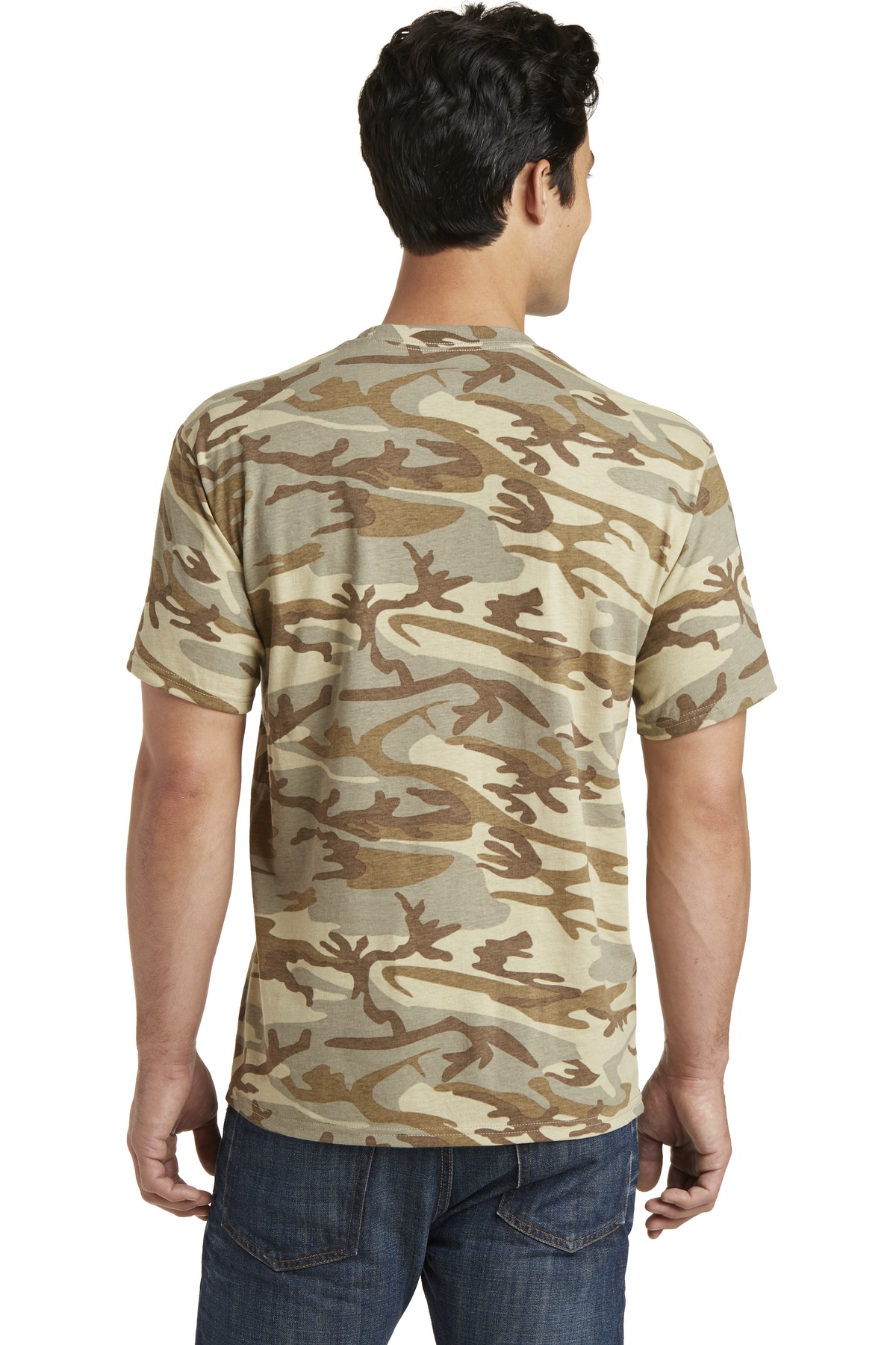 Port & Company Core Cotton Camo Tee. PC54C - Image 2