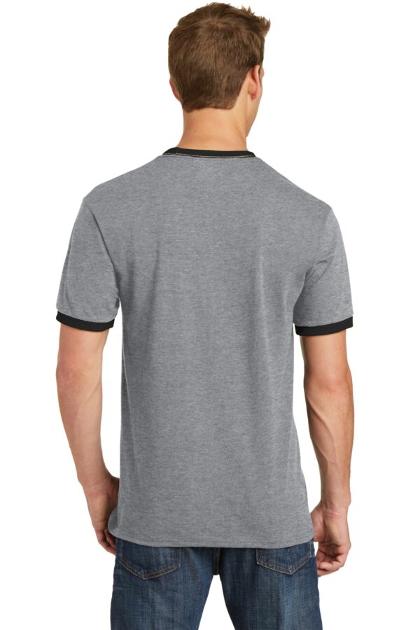 Port & Company Core Cotton Ringer Tee.  PC54R - Image 2