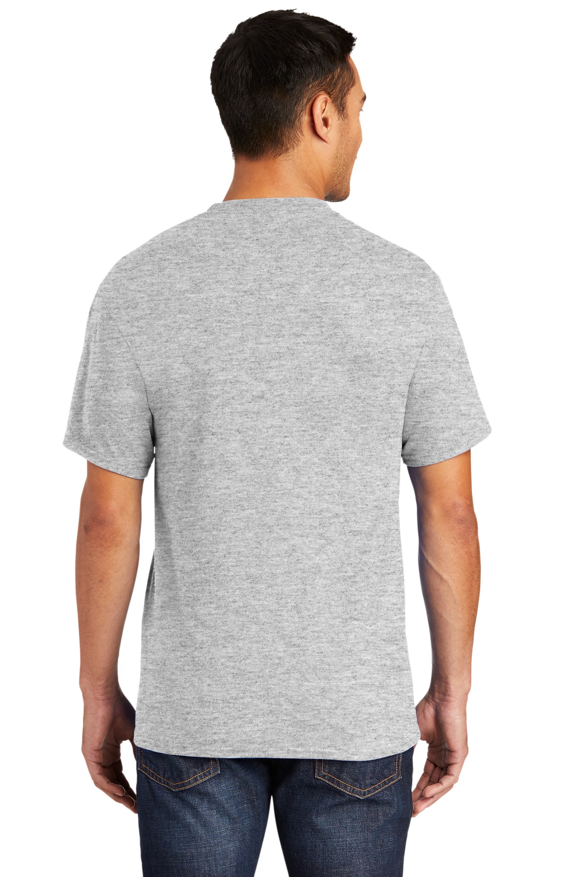 Port & Company Tall Core Blend Pocket Tee. PC55PT - Image 2