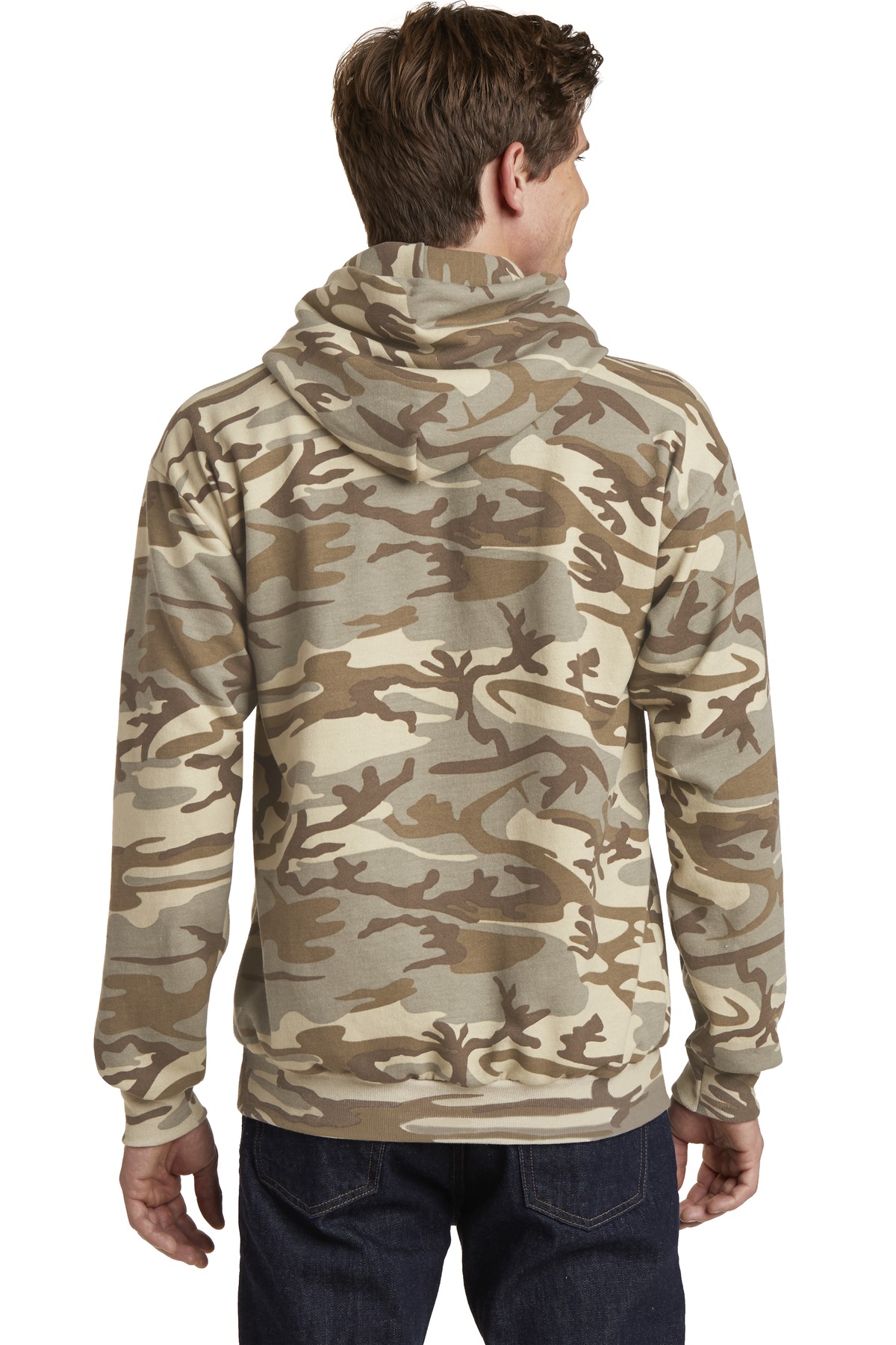 Port & Company Core Fleece Camo Pullover Hooded Sweatshirt