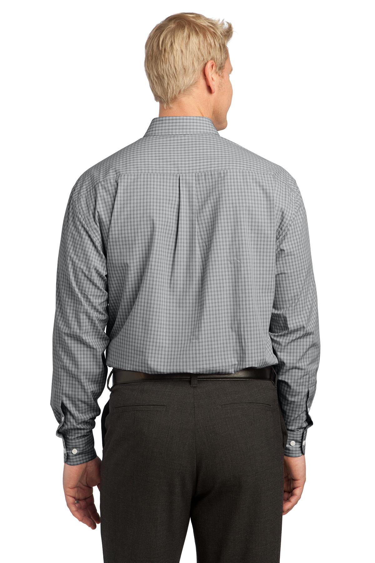 Port Authority Plaid Pattern Easy Care Shirt. S639 - Image 2