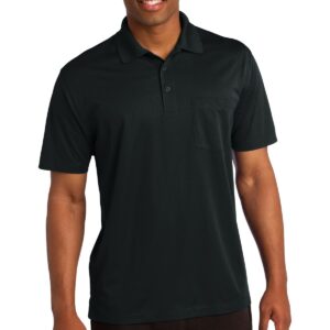 Sport-Tek Micropique Sport-Wick Pocket Polo. ST651