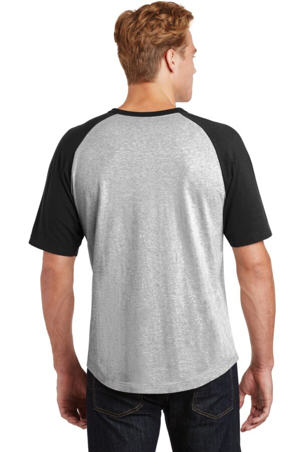Sport-Tek Short Sleeve Colorblock Raglan Jersey. T201 - Image 2