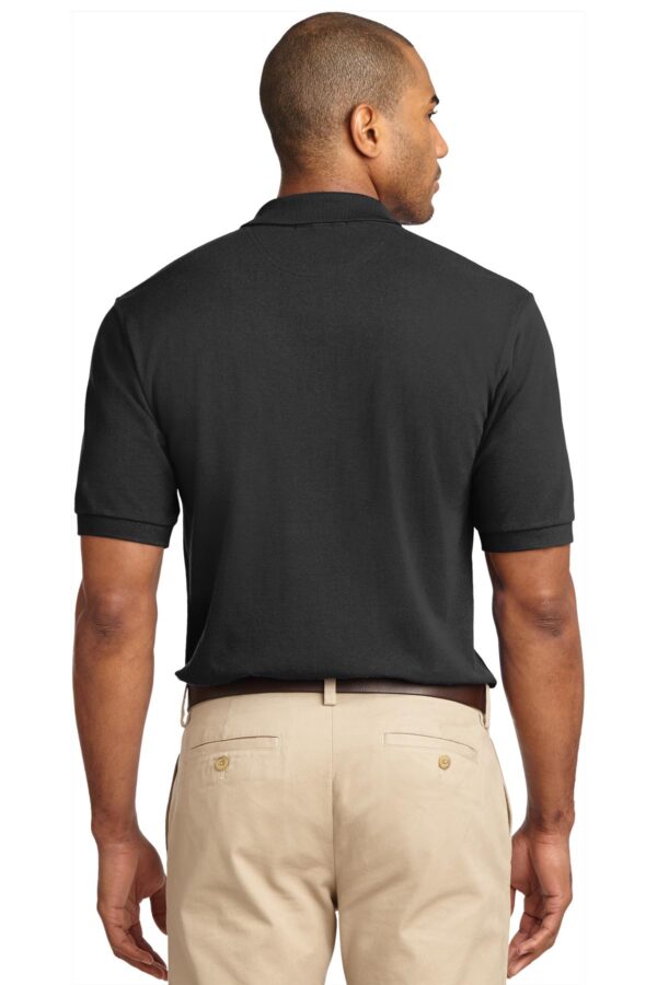 Port Authority Tall Heavyweight Cotton Pique Polo.  TLK420 - Image 2