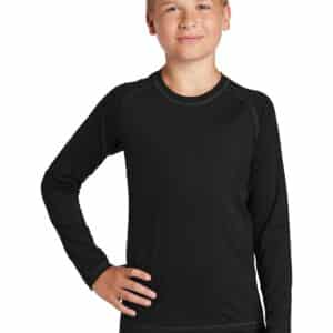 Sport-Tek  Youth Long Sleeve Rashguard Tee. YST470LS