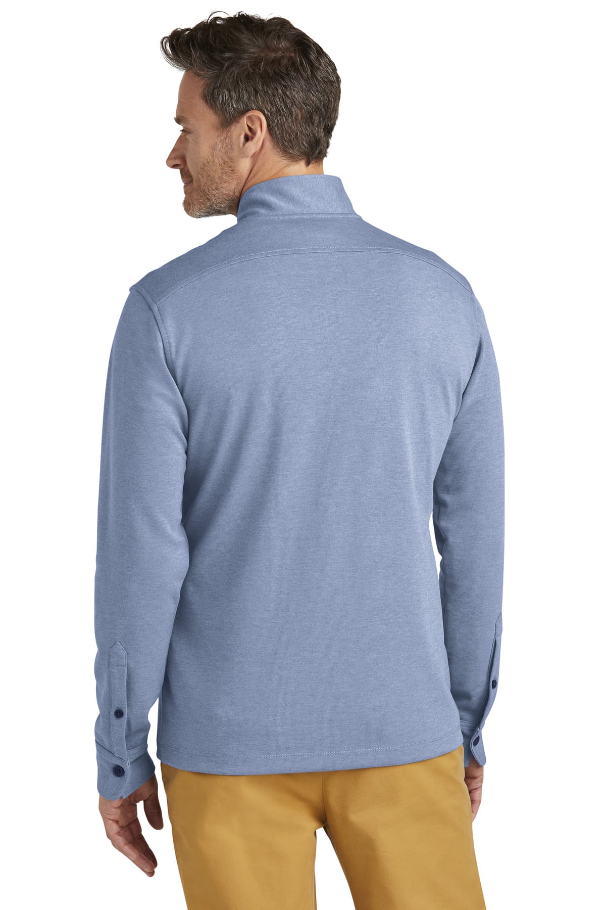 Brooks Brothers Mid-Layer Stretch 1/2-Button BB18202 - Image 2