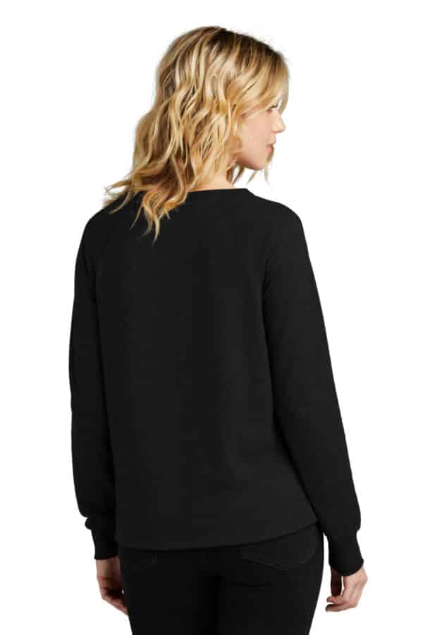 District Women's Featherweight French Terry Long Sleeve Crewneck DT672 - Image 2