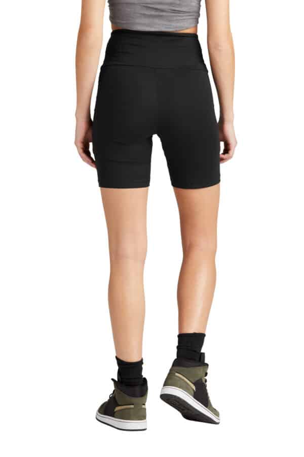 District Women's Flex High-Waist Bike Short DT7509 - Image 2