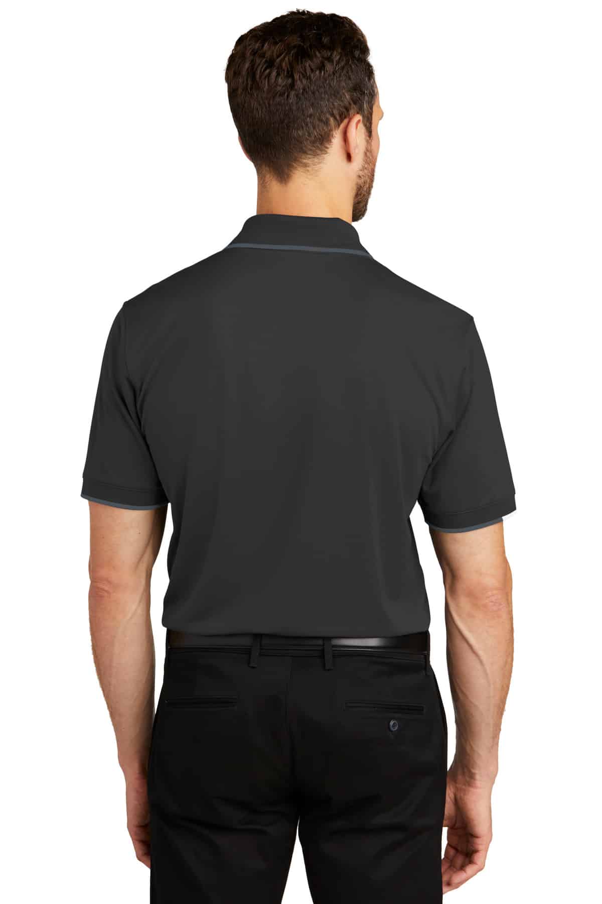 Port Authority Dry Zone UV Micro-Mesh Tipped Polo. K111 - Image 2
