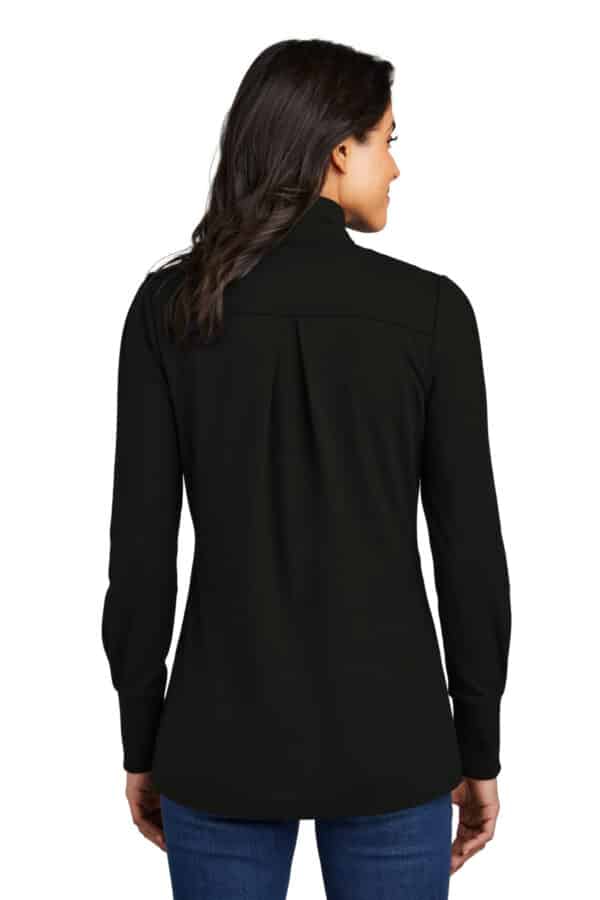 Port Authority Ladies Fairway Stretch 1/4-Zip LK829 - Image 2