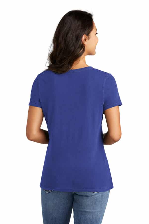 Port & Company Ladies Beach Wash Garment-Dyed V-Neck Tee LPC099V - Image 2