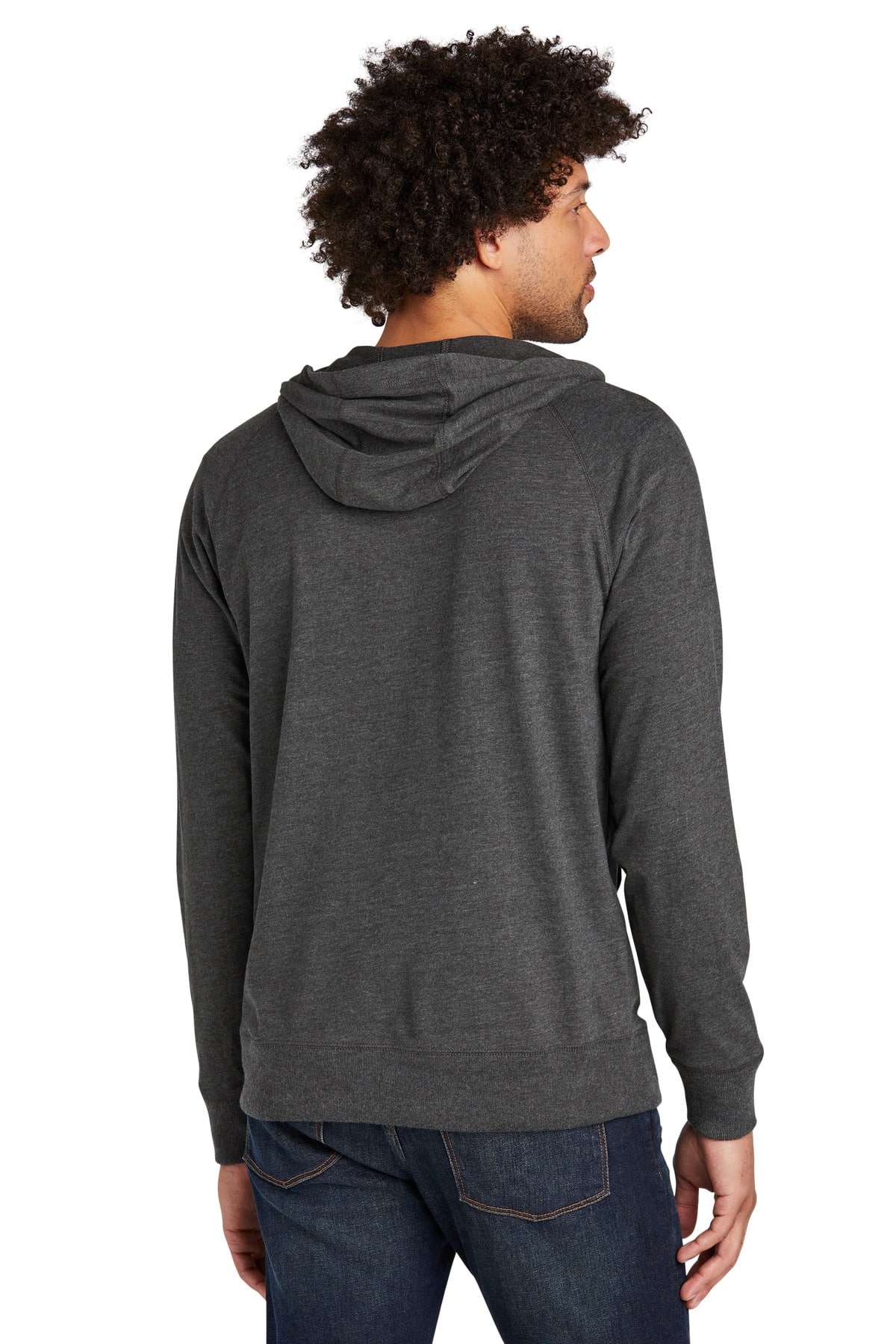 New Era Sueded Cotton Blend Full-Zip Hoodie. NEA122 - Image 2