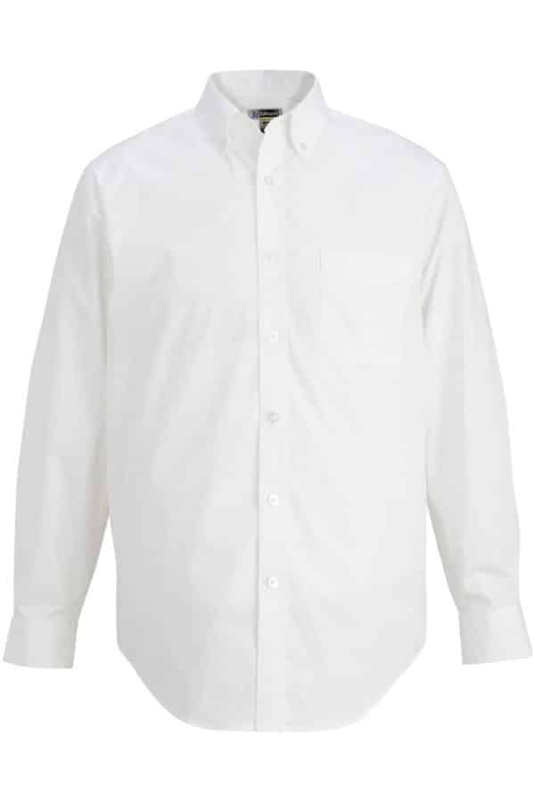 EDWARDS MEN'S L/S STRETCH POPLIN SHIRT