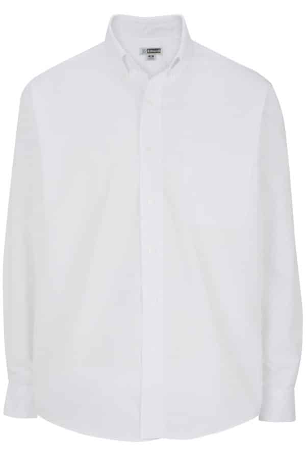 EDWARDS MEN'S LIGHTWEIGHT LONG SLEEVE POPLIN SHIRT