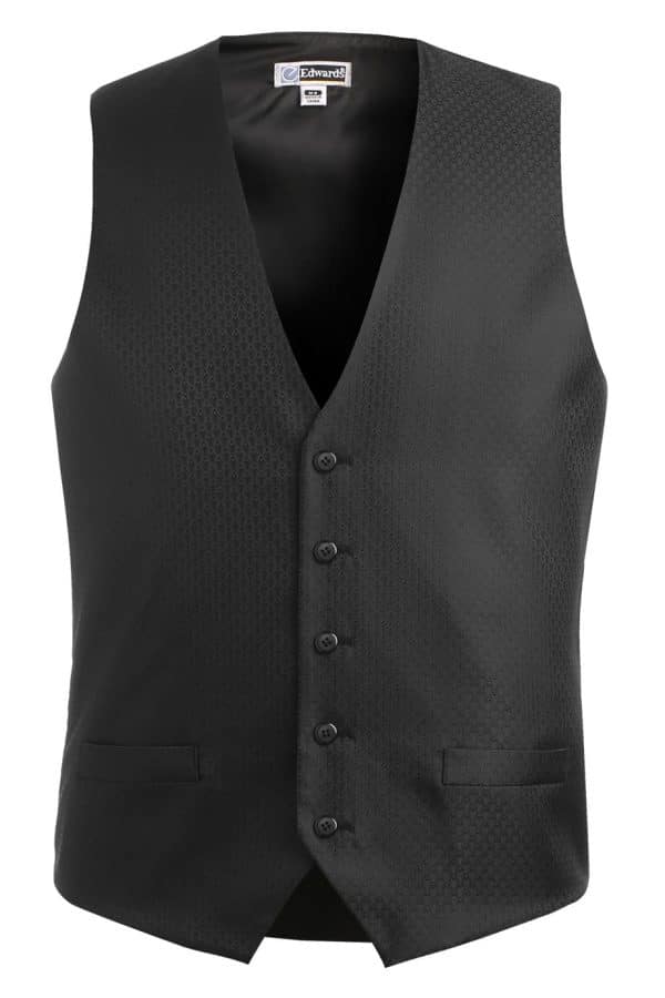 EDWARDS MEN'S DIAMOND BROCADE VEST