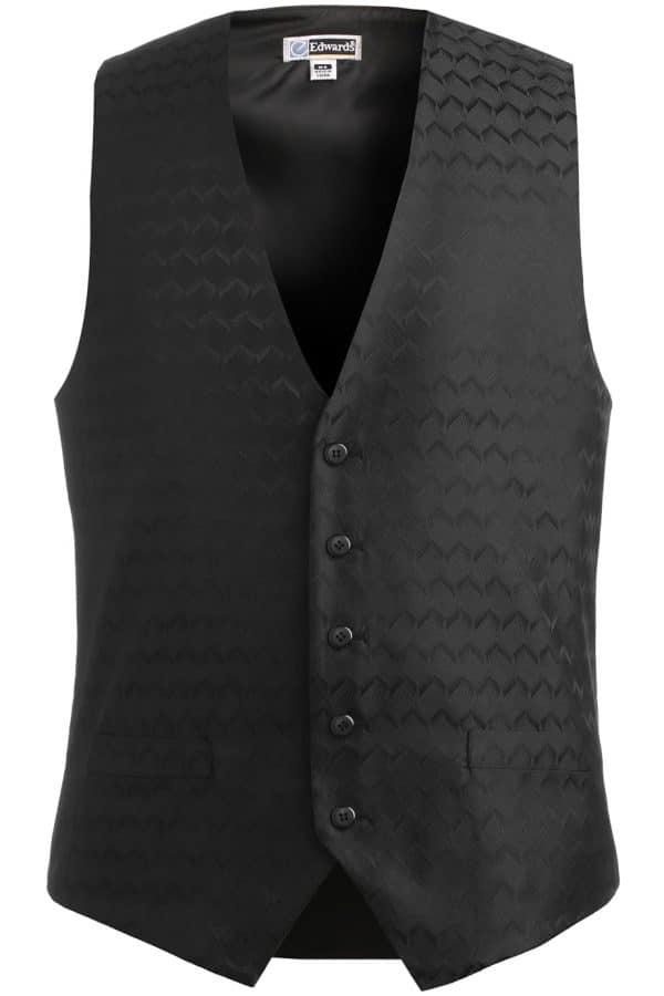 EDWARDS MEN'S SWIRL BROCADE VEST