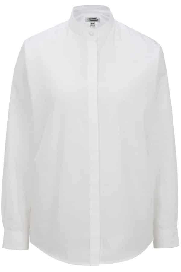 EDWARDS LADIES' BANDED COLLAR SHIRT