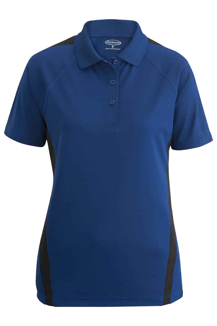 EDWARDS LADIES' SNAG-PROOF COLOR BLOCK SHORT SLEEVE POLO
